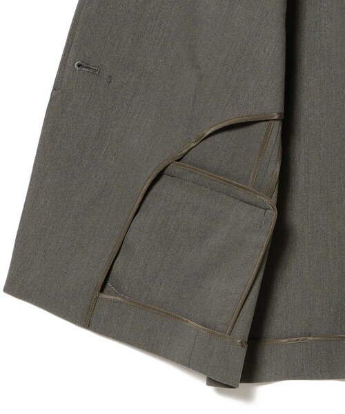 Demi-Luxe BEAMS(デミルクス ビームス)の「【8/6値下げ】オックス 比翼 ミニジレ(ベスト・レディース・チャコールグレー/ベージュ・38/36)」の7枚目の写真