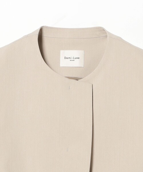Demi-Luxe BEAMS(デミルクス ビームス)の「【8/6値下げ】オックス 比翼 ミニジレ(ベスト・レディース・チャコールグレー/ベージュ・38/36)」の11枚目の写真