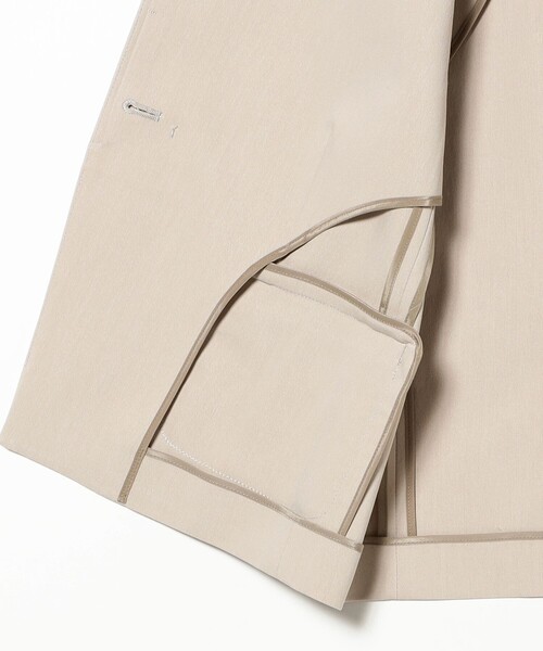 Demi-Luxe BEAMS(デミルクス ビームス)の「【8/6値下げ】オックス 比翼 ミニジレ(ベスト・レディース・チャコールグレー/ベージュ・38/36)」の13枚目の写真