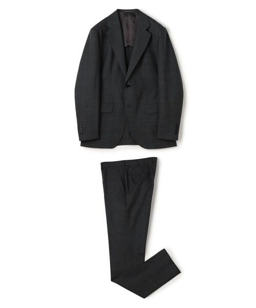 TOMORROWLAND (トゥモローランド)の「ウール シングルブレステッド 2Bスーツ BRITISH TEX DORMEUIL(スーツセット・メンズ・グレー系その他/ダークブラウン/ネイビー・54/48/46/44/50/42/52)」の1枚目の写真