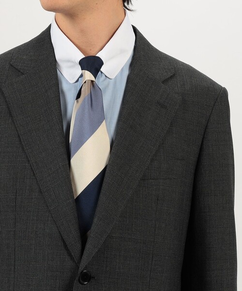 TOMORROWLAND (トゥモローランド)の「ウール シングルブレステッド 2Bスーツ BRITISH TEX DORMEUIL(スーツセット・メンズ・グレー系その他/ダークブラウン/ネイビー・54/48/46/44/50/42/52)」の10枚目の写真