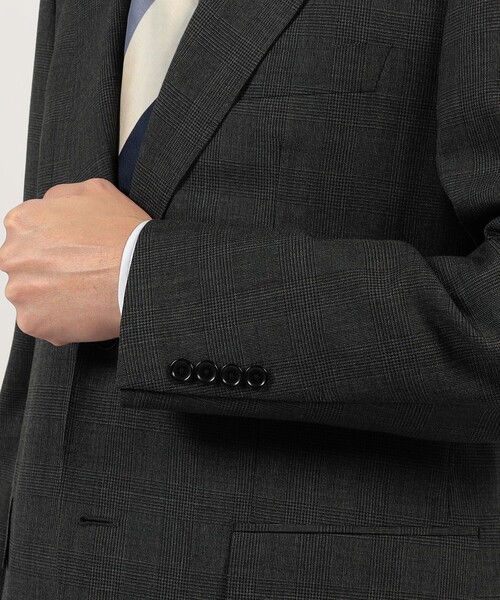 TOMORROWLAND (トゥモローランド)の「ウール シングルブレステッド 2Bスーツ BRITISH TEX DORMEUIL(スーツセット・メンズ・グレー系その他/ダークブラウン/ネイビー・54/48/46/44/50/42/52)」の11枚目の写真