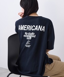 MICA&DEAL（マイカ＆ディール）の「【AMERICANA】別注-バックロゴ裏毛スウェット（Tシャツ/カットソー）」