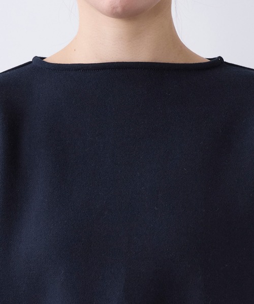 AMERICANA（アメリカーナ）の「【AMERICANA】別注-バックロゴ裏毛スウェット（Tシャツ/カットソー・レディース・ダークネイビー/グレー・FREE）」の6枚目の写真