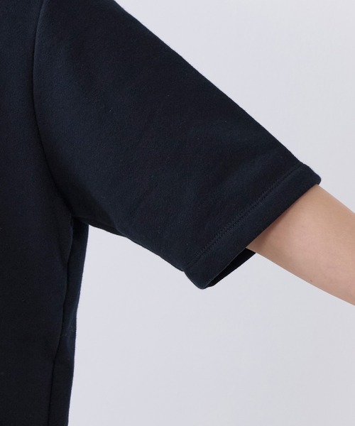 AMERICANA（アメリカーナ）の「【AMERICANA】別注-バックロゴ裏毛スウェット（Tシャツ/カットソー・レディース・ダークネイビー/グレー・FREE）」の7枚目の写真