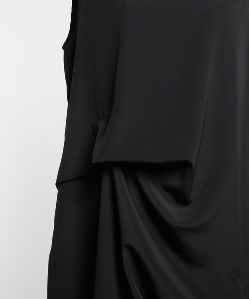 gomme（ゴム）の「シーリングタックワンピース（ワンピース・レディース・ブラック・MEDIUM）」の14枚目の写真