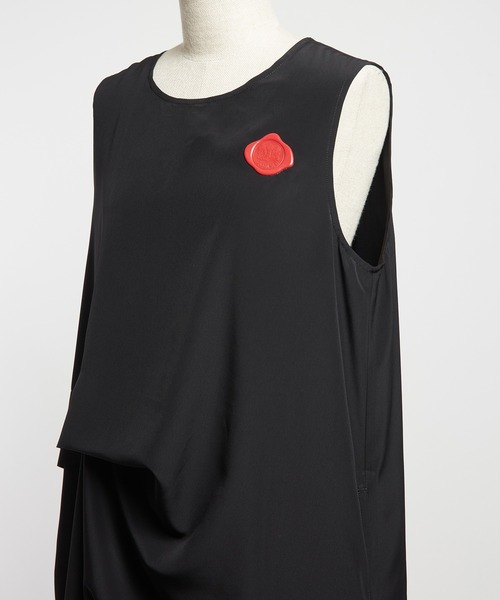 gomme（ゴム）の「シーリングタックワンピース（ワンピース・レディース・ブラック・MEDIUM）」の17枚目の写真