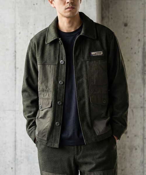 GSMJ-058】 MACKINAW JACKET（カバーオール）｜GRIP SWANY（グリップ