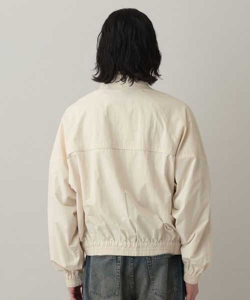 RAGEBLUE（レイジブルー）の「Design Pattern Nylon Short Bourbon/切り替えナイロンショートブルゾン（ナイロンジャケット・メンズ・ホワイト/ブラック・MEDIUM/LARGE）」の17枚目の写真