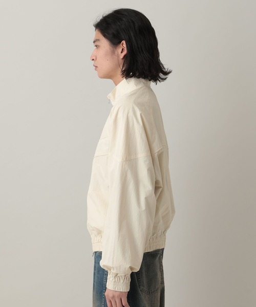 RAGEBLUE（レイジブルー）の「Design Pattern Nylon Short Bourbon/切り替えナイロンショートブルゾン（ナイロンジャケット・メンズ・ホワイト/ブラック・MEDIUM/LARGE）」の18枚目の写真