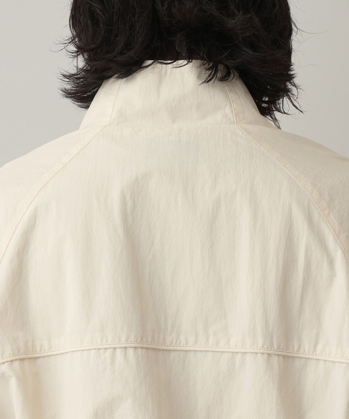 RAGEBLUE（レイジブルー）の「Design Pattern Nylon Short Bourbon/切り替えナイロンショートブルゾン（ナイロンジャケット・メンズ・ホワイト/ブラック・MEDIUM/LARGE）」の19枚目の写真