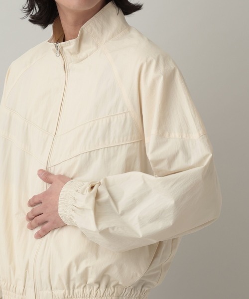 RAGEBLUE（レイジブルー）の「Design Pattern Nylon Short Bourbon/切り替えナイロンショートブルゾン（ナイロンジャケット・メンズ・ホワイト/ブラック・MEDIUM/LARGE）」の21枚目の写真