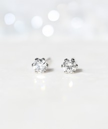 sowi（ソーイ）の「PT900　0.05ct ダイヤモンド　ピアス（ピアス（両耳用））」