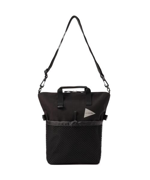 and wander(アンドワンダー)の「and wander/アンドワンダー PE/CO 2way bag(ショルダーバッグ・メンズ・カーキ/ブラック・F)」の2枚目の写真