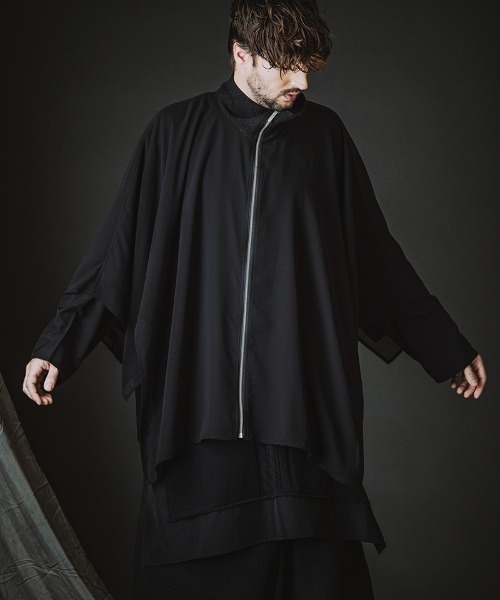 NO ID.（ノーアイディ）の「ms6455-ﾘﾊﾞｰｼﾌﾞﾙZIP-SH ジップシャツ(458006-438S)（その他トップス・メンズ・ミックスグレー/ブラック・ONE SIZE）」の3枚目の写真