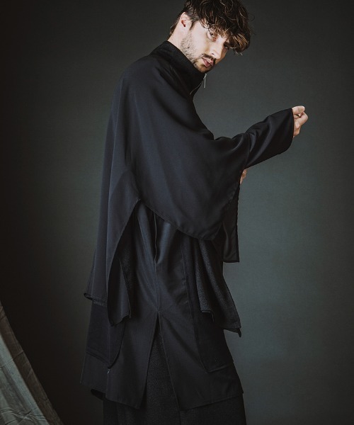 NO ID.（ノーアイディ）の「ms6455-ﾘﾊﾞｰｼﾌﾞﾙZIP-SH ジップシャツ(458006-438S)（その他トップス・メンズ・ミックスグレー/ブラック・ONE SIZE）」の4枚目の写真