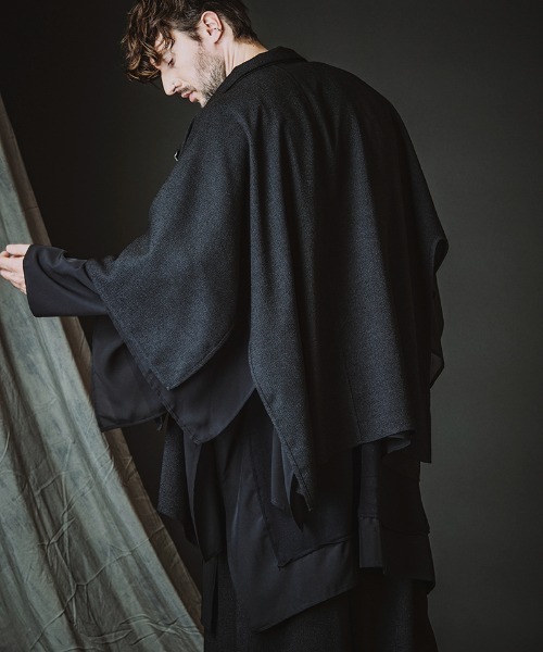 NO ID.（ノーアイディ）の「ms6455-ﾘﾊﾞｰｼﾌﾞﾙZIP-SH ジップシャツ(458006-438S)（その他トップス・メンズ・ミックスグレー/ブラック・ONE SIZE）」の5枚目の写真