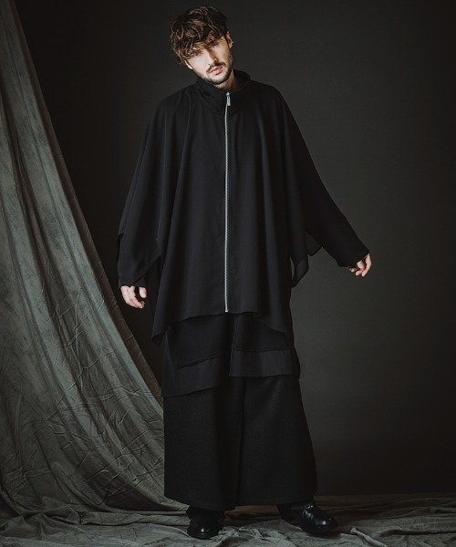 NO ID.（ノーアイディ）の「ms6455-ﾘﾊﾞｰｼﾌﾞﾙZIP-SH ジップシャツ(458006-438S)（その他トップス・メンズ・ミックスグレー/ブラック・ONE SIZE）」の8枚目の写真