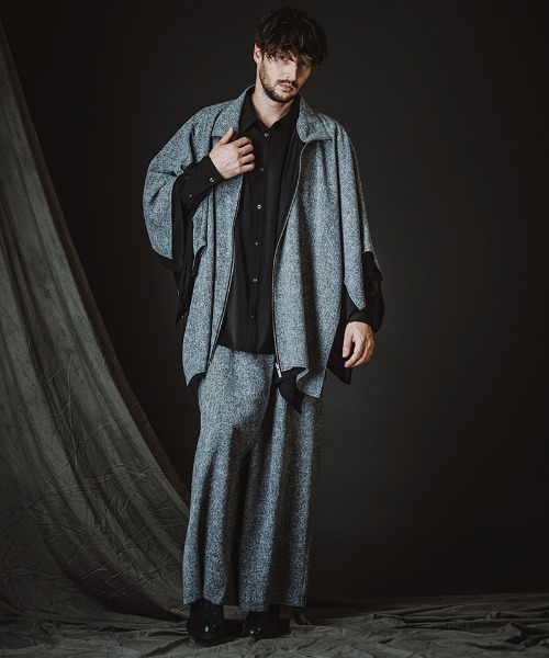 NO ID.（ノーアイディ）の「ms6455-ﾘﾊﾞｰｼﾌﾞﾙZIP-SH ジップシャツ(458006-438S)（その他トップス・メンズ・ミックスグレー/ブラック・ONE SIZE）」の14枚目の写真