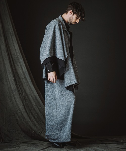 NO ID.（ノーアイディ）の「ms6455-ﾘﾊﾞｰｼﾌﾞﾙZIP-SH ジップシャツ(458006-438S)（その他トップス・メンズ・ミックスグレー/ブラック・ONE SIZE）」の15枚目の写真