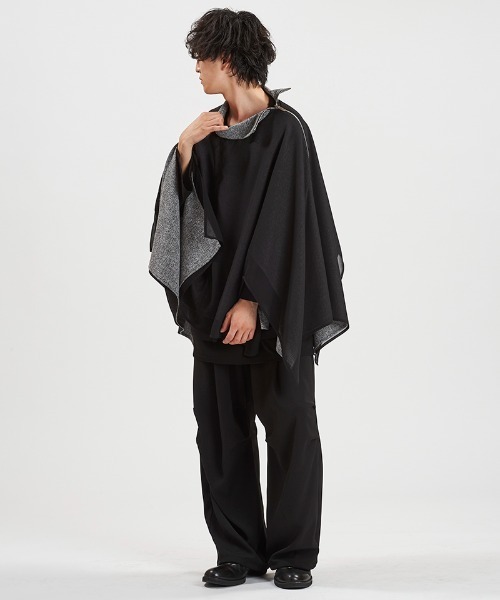 NO ID.（ノーアイディ）の「ms6455-ﾘﾊﾞｰｼﾌﾞﾙZIP-SH ジップシャツ(458006-438S)（その他トップス・メンズ・ミックスグレー/ブラック・ONE SIZE）」の20枚目の写真