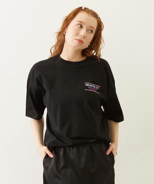 MILKFED.(ミルクフェド)の「HEAVEN27 TOUR WIDE S/S TEE(Tシャツ/カットソー・レディース・ブラック/イエロー/ホワイト・M/L)」の2枚目の写真