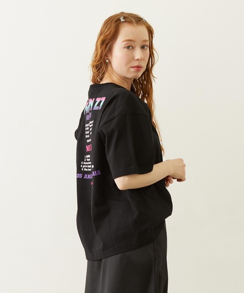 MILKFED.(ミルクフェド)の「HEAVEN27 TOUR WIDE S/S TEE(Tシャツ/カットソー・レディース・ブラック/イエロー/ホワイト・M/L)」の5枚目の写真