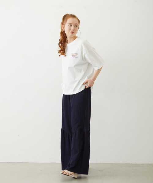 MILKFED.(ミルクフェド)の「HEAVEN27 TOUR WIDE S/S TEE(Tシャツ/カットソー・レディース・ブラック/イエロー/ホワイト・M/L)」の11枚目の写真