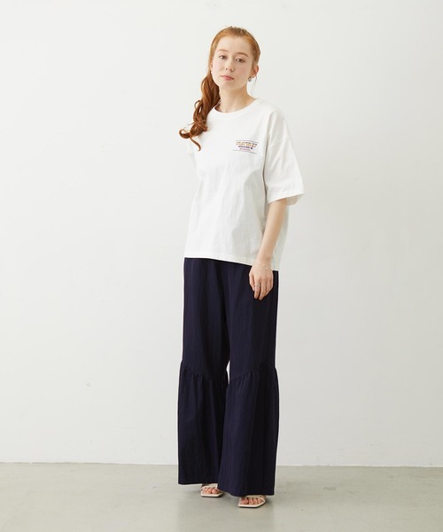 MILKFED.(ミルクフェド)の「HEAVEN27 TOUR WIDE S/S TEE(Tシャツ/カットソー・レディース・ブラック/イエロー/ホワイト・M/L)」の15枚目の写真