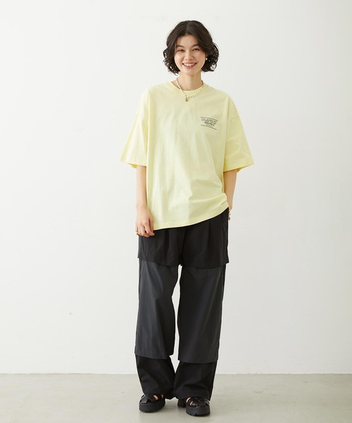MILKFED.(ミルクフェド)の「HEAVEN27 TOUR WIDE S/S TEE(Tシャツ/カットソー・レディース・ブラック/イエロー/ホワイト・M/L)」の18枚目の写真