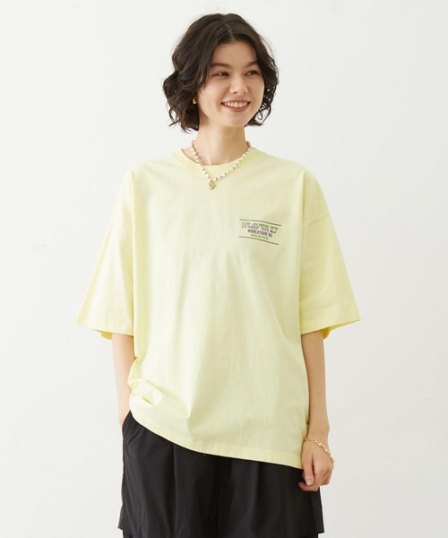 MILKFED.(ミルクフェド)の「HEAVEN27 TOUR WIDE S/S TEE(Tシャツ/カットソー・レディース・ブラック/イエロー/ホワイト・M/L)」の17枚目の写真
