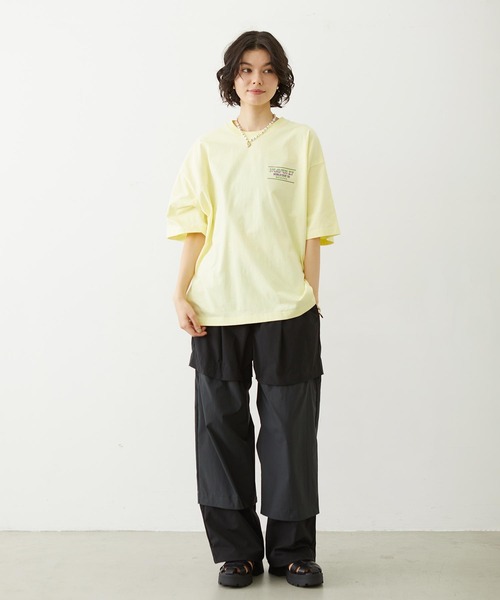 MILKFED.(ミルクフェド)の「HEAVEN27 TOUR WIDE S/S TEE(Tシャツ/カットソー・レディース・ブラック/イエロー/ホワイト・M/L)」の20枚目の写真