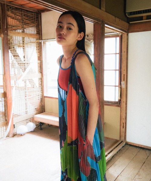 PAMM(パム)の「紙絵花のプリーツワンピース(ワンピース・レディース・その他・フリー)」の11枚目の写真