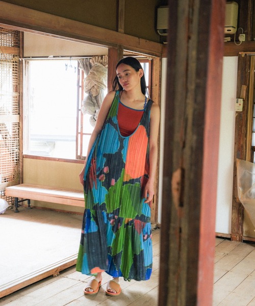 PAMM(パム)の「紙絵花のプリーツワンピース(ワンピース・レディース・その他・フリー)」の15枚目の写真