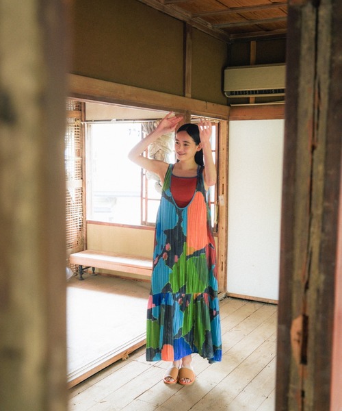 PAMM(パム)の「紙絵花のプリーツワンピース(ワンピース・レディース・その他・フリー)」の18枚目の写真