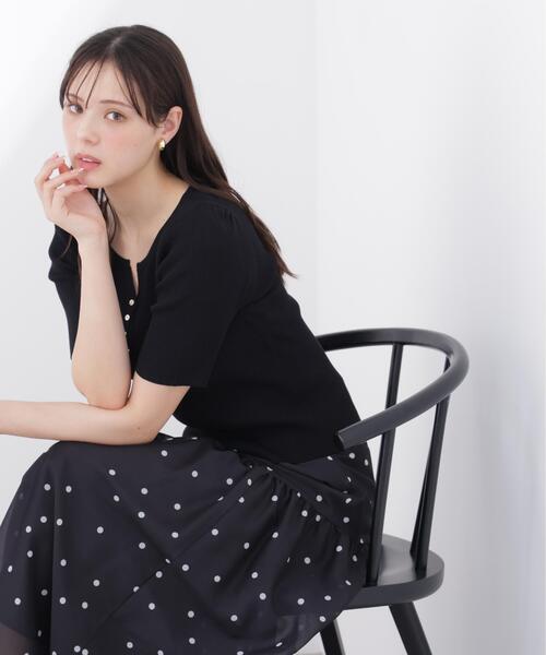 PROPORTION BODY DRESSING(プロポーションボディドレッシング)の「ヘンリーネックニット / 1216170414(ニット/セーター・レディース・ホワイト系その他/レッド/ブラック/グレー・SMALL/MEDIUM)」の8枚目の写真