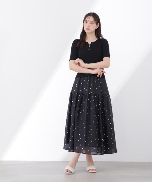 PROPORTION BODY DRESSING(プロポーションボディドレッシング)の「ヘンリーネックニット / 1216170414(ニット/セーター・レディース・ホワイト系その他/レッド/ブラック/グレー・SMALL/MEDIUM)」の10枚目の写真