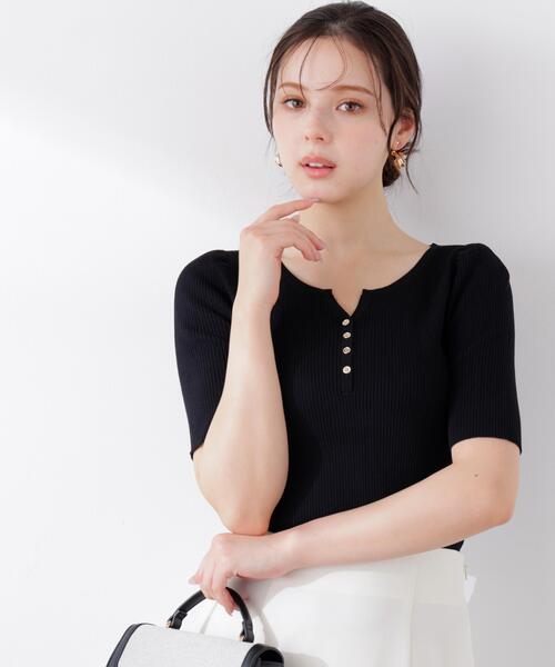 PROPORTION BODY DRESSING(プロポーションボディドレッシング)の「ヘンリーネックニット / 1216170414(ニット/セーター・レディース・ホワイト系その他/レッド/ブラック/グレー・SMALL/MEDIUM)」の13枚目の写真