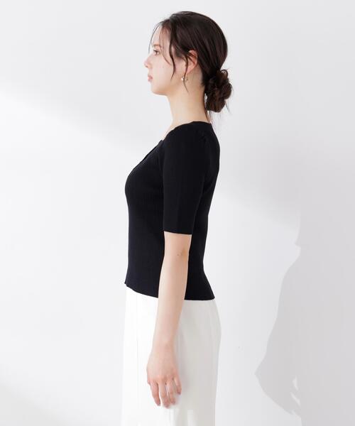 PROPORTION BODY DRESSING(プロポーションボディドレッシング)の「ヘンリーネックニット / 1216170414(ニット/セーター・レディース・ホワイト系その他/レッド/ブラック/グレー・SMALL/MEDIUM)」の18枚目の写真