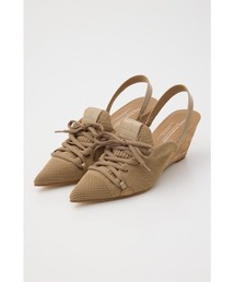 MAISON MAVERICK PRESENTS（メゾンマベリックプレゼンツ）の「ニットレースアップ スニーカーウェッジミュール（パンプス）」