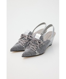 MAISON MAVERICK PRESENTS（メゾンマベリックプレゼンツ）の「ニットレースアップ スニーカーウェッジミュール（パンプス）」