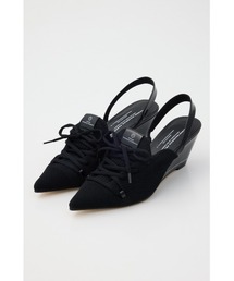 MAISON MAVERICK PRESENTS（メゾンマベリックプレゼンツ）の「ニットレースアップ スニーカーウェッジミュール（パンプス）」