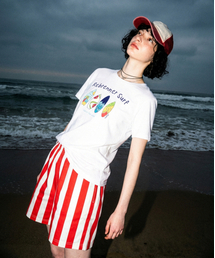 REBRENNER（リブレンナー）の「キャッチザウェーブ スタンダードフィット クールコットン 半袖Tシャツ ホワイト（Tシャツ/カットソー）」