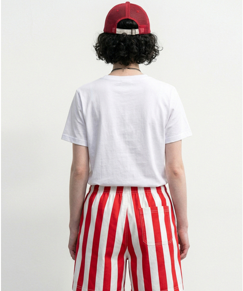 REBRENNER（リブレンナー）の「キャッチザウェーブ スタンダードフィット クールコットン 半袖Tシャツ ホワイト（Tシャツ/カットソー・レディース・ホワイト・LARGE/X-LARGE/2XL/3XL/MEDIUM）」の5枚目の写真