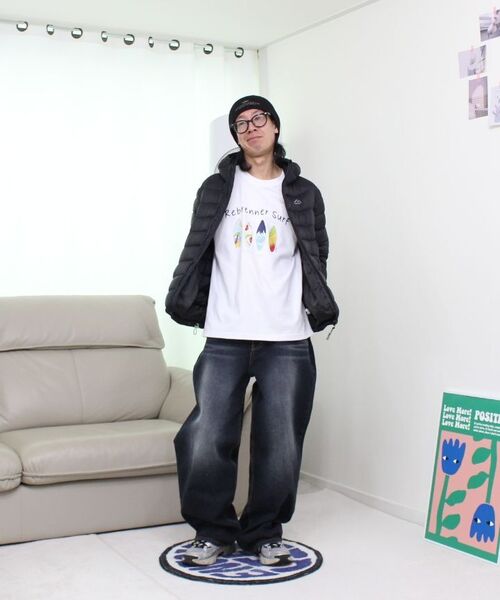 REBRENNER（リブレンナー）の「キャッチザウェーブ スタンダードフィット クールコットン 半袖Tシャツ ホワイト（Tシャツ/カットソー・レディース・ホワイト・LARGE/X-LARGE/2XL/3XL/MEDIUM）」の9枚目の写真