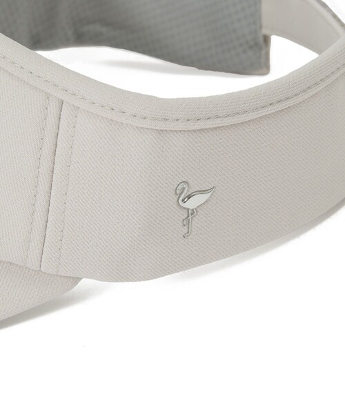 JUN&ROPE'（ジュンアンドロペ）の「フロントロゴ幅広バイザー（サンバイザー・レディース・グレー/ホワイト/サックスブルー/ブラック・FREE）」の20枚目の写真