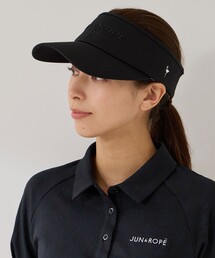 JUN&ROPE'（ジュンアンドロペ）の「フロントロゴ幅広バイザー（サンバイザー）」