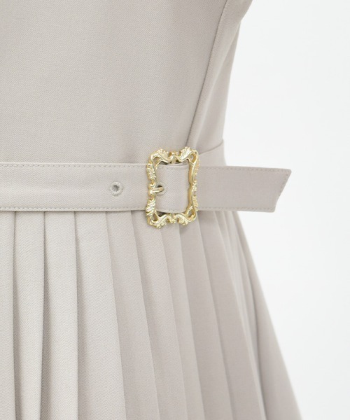 axes femme（アクシーズファム）の「プリーツフィッシュテールジレ（ベスト・レディース・ブラック/ベージュ・FREE）」の6枚目の写真