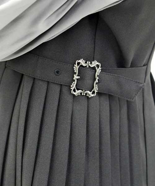 axes femme（アクシーズファム）の「プリーツフィッシュテールジレ（ベスト・レディース・ブラック/ベージュ・FREE）」の10枚目の写真