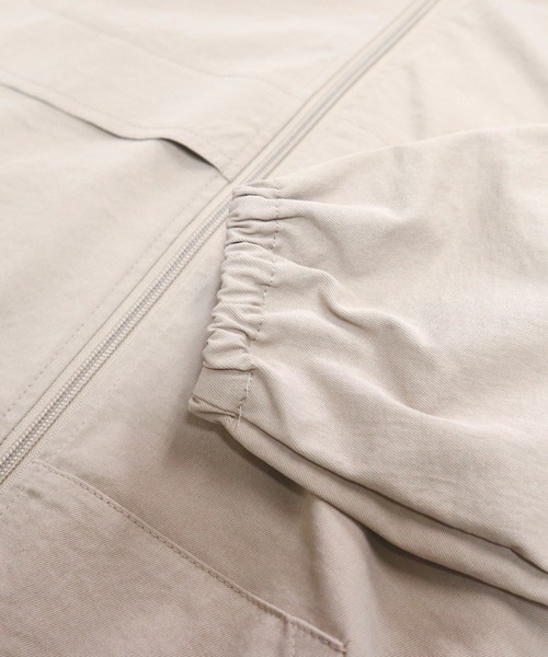 CECIL McBEE(セシルマクビー)の「コットンライクフーディーブルゾン(ブルゾン・レディース・ベージュ/ブラック・LARGE/MEDIUM)」の14枚目の写真